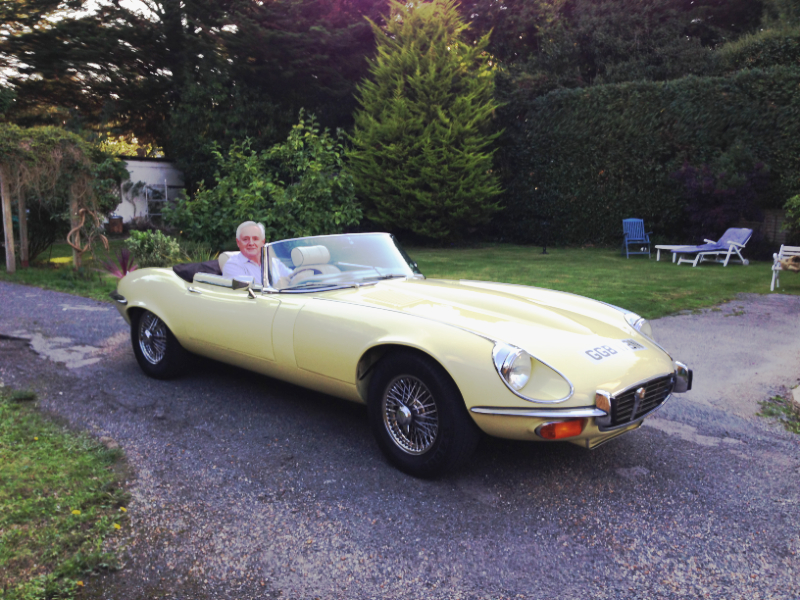 Ian Oldfield in E-type